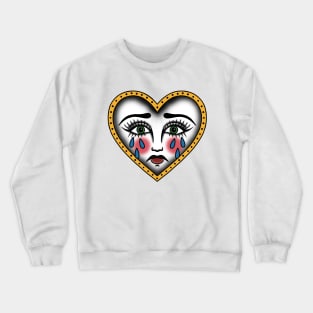 Crying heart Crewneck Sweatshirt